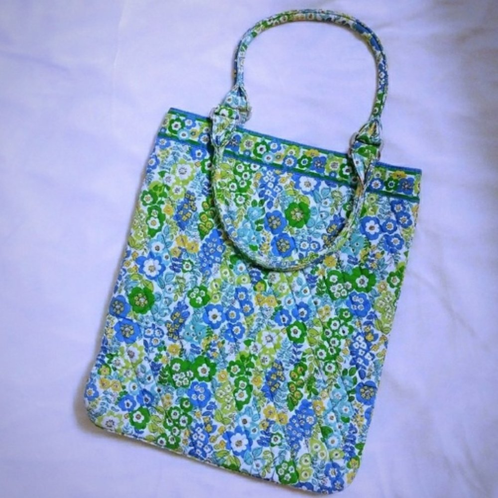 Vera Bradley green and blue tote bag